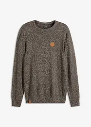 Maglione a girocollo con cotone, bonprix