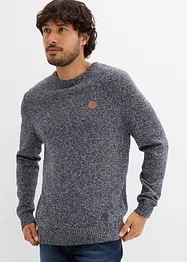 Maglione a girocollo con cotone, bonprix