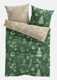 Biancheria da letto double-face con motivo natalizio floreale, bonprix