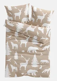 Biancheria da letto con animali del bosco, bonprix