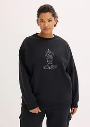 Felpa sportiva termica oversize, ad asciugatura rapida, bonprix