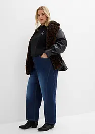 Maglia lunga oversize in puro cotone biologico, bonprix