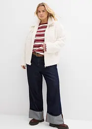 Maglia oversize in puro cotone a maniche lunghe, bonprix