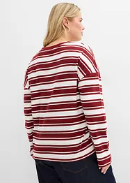 Maglia oversize in puro cotone a maniche lunghe, bonprix
