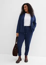 Blazer in felpa con viscosa fluente, bonprix