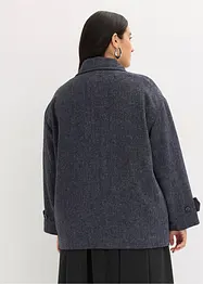 Caban lungo in simil lana, bonprix
