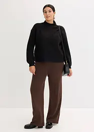 Pantaloni in maglia di soffice misto viscosa, bonprix