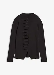 Cardigan in filato fine di misto viscosa morbido, bonprix