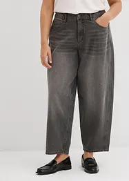 Jeans a palloncino, vita media, bonprix