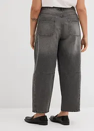 Jeans a palloncino, vita media, bonprix