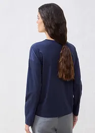 Maglia a maniche lunghe in misto seta, bonprix