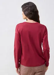 Maglia a maniche lunghe in misto seta, bonprix