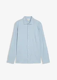 Camicia elegante in flanella di puro cotone, slim fit, bonprix