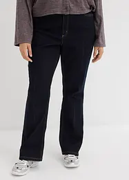 Jeans bootcut, vita alta, bonprix