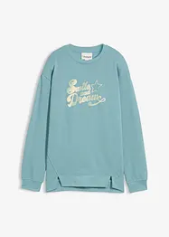 Felpa oversize in puro cotone biologico, bonprix