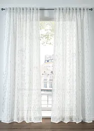 Tenda trasparente lucida in batista, disponibile anche extra lunga (pacco da 1), bonprix