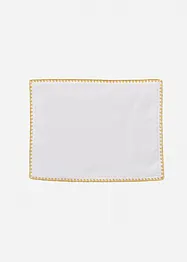 Tovagliette americane in cotone biologico con bordo lucido (pacco da 2), bonprix