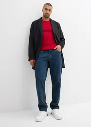 Maglione in filato fine a trecce, slim fit, bonprix