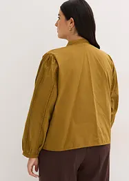 Blusa in cotone con dettagli in pizzo, bonprix