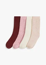Calzini termini in spugna con cotone biologico (pacco da 4 paia), bonprix