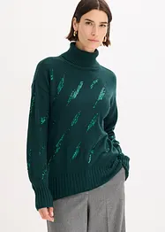 Maglione oversize in misto viscosa morbido, bonprix