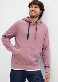 Felpa con cappuccio in puro cotone, bonprix
