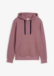 Felpa con cappuccio in puro cotone, bonprix
