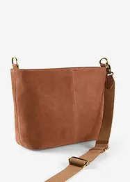 Borsa a mano in similpelle scamosciata, bonprix
