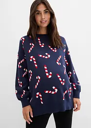 Maglione prémaman con spacchi per l'allattamento, bonprix