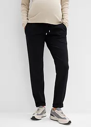Pantaloni prémaman in punto di Roma con elastico in vita, bonprix