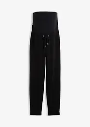 Pantaloni prémaman in punto di Roma con elastico in vita, bonprix
