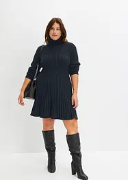Abito in maglia a collo alto, bonprix