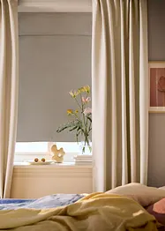 Tenda oscurante in tessuto strutturato con retro in tinta (pacco da 1), bonprix