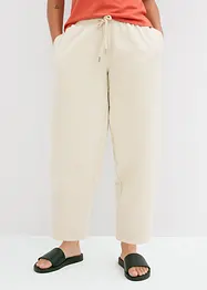 Pantaloni barrel in felpa di puro cotone biologico, bonprix