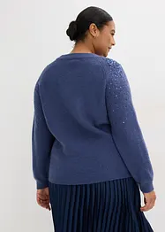 Maglione con paillettes, bonprix