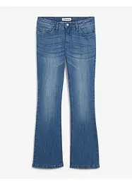 Jeans bootcut elasticizzati, vita media, bonprix