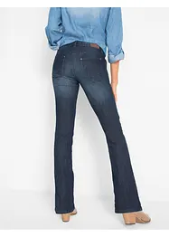 Jeans bootcut elasticizzati, vita media, bonprix