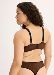 Reggiseno minimizer in tessuto glitterato, bonprix