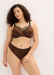 Reggiseno minimizer in tessuto glitterato, bonprix