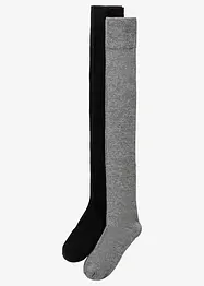 Calze parigine (pacco da 2 paia) con cotone biologico, bonprix