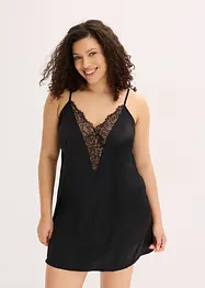 Sottoveste di satin con filato glitterato, bonprix