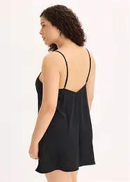 Sottoveste di satin con filato glitterato, bonprix