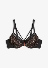 Reggiseno con ferretto e filato glitterato, bonprix