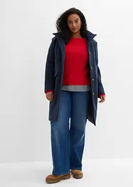 Maglione con inserto di camicia, bonprix