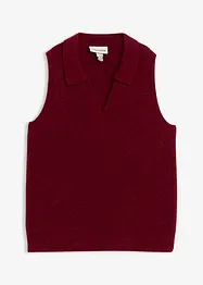 Gilet in maglia con lana d'alpaca, bonprix