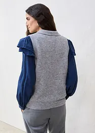 Gilet in maglia con lana d'alpaca, bonprix
