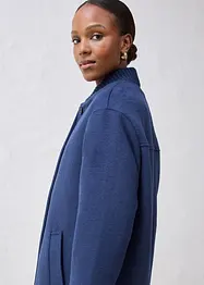 Giaccone in lana con finiture a maglia, bonprix