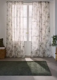 Tenda trasparente con stampa (pacco da 1), bonprix