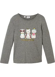 Maglia a maniche lunghe in misto viscosa, bonprix