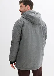 Parka tecnico impermeabile con pile teddy, bonprix